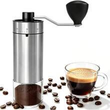 Moulin à Café Manuel avec 40 Réglages de Mouture Externes, Moulin à Café à Meules Coniques en Céramique, pour Espresso