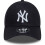 New Era New Era Mens 9FORTY Side Script NY Yankees MLB Baseball Cap - Navy 2