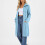 Womens Cable Knit Cardigan Sweaters Oversized Collar Long-Red S 11
