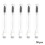 Lash Brush Applicators Makeup Tools Eyelash Brush Tubes with Crystal Lash Mascara Eyebrow Comb Container C 6