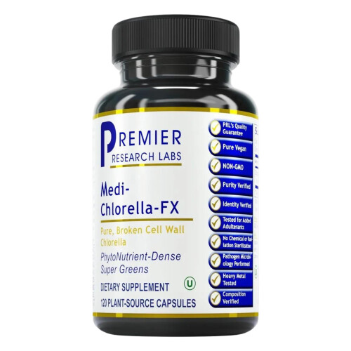 Premier Research Labs Premier Research Labs Medi Chlorella-FX 120 Veg Capsules