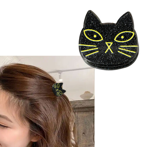 Halloween-Kostüm-Hexenhut-Haarspange mit glitzerndem-8 2