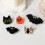Halloween-Kostüm-Hexenhut-Haarspange mit glitzerndem-8 9