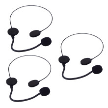 Accessoire de casque de costume en plastique 3 pièces pour fête