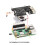 Per Raspberry Pi 5 Scheda Adattatore PCIe A Doppio per Ethernet 2.5G Chip RTL8125 Senza Driver 10