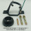 Ceiling Fan Mounting Bracket Kit Metal Inclined Ceiling Support Adapter for Home Balancing Adapter Kit 2