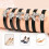 High Heel Retainer Straps Kleid-Schwarzer Schmetterlingsstil 9