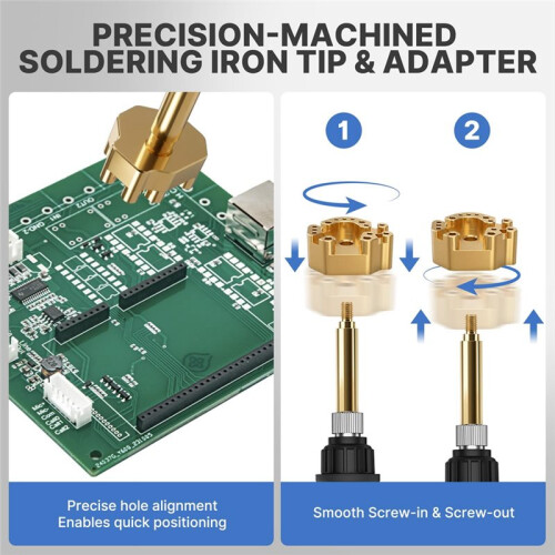 Joystick-Lötspitze für PS5, für  One Series S & für  Controller, Multi-Hole Lötset 1