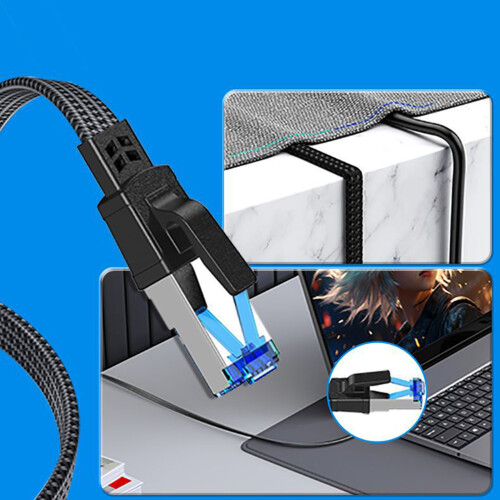 RJ45 CAT8 Internet Cable for Home Office Computer and Modem-25m 2