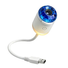 Proyector de Estrellas Luz Nocturna 2 en 1 Lámpara de Proyección de Estrellas USB Lámpara Nocturna LED Portátil para Adultos y Niños
