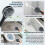 Handheld Shower  with Hose, 6 Spray Settings, High Pressure, Rain, Pulse, Boost, Spray, Mix, Modes 7