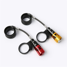 Universal Rear Pre Load Adjustable Ring Modified Aluminum Alloy Cylinder Accessories Red