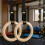 2Pcs Anéis de Ginástica de Madeira Portáteis Anéis de Ginástica de Madeira para Treinamento de Força em Casa Exercícios de Pull Ups 32MM 3
