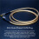 HIFI Network Patch Cable Cat8 Ethernet Cable Rj45 Interface 40Gbps 2000Mhz Speed for Applied to Computers Notebook 1M 5