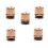 5Pcs Plasma Drag Shield Cap 9-8236 for Thermal Dynamics SL60 SL100 Torch 6