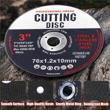 15pcs Cutting Discs, 76mm Cutting Disc, Angle Grinder Discs for Metal, Grinding Discs, Cutting Discs for Cutting Metal