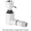 AC Float  HVAC SS2 Safety , Condensate Drain Overflow Shut-Off Sensor Can Prevent Overflow in Drain Pan,1PC 6
