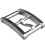 Premium Rostfritt Stål Bälte Spänne för Mäns Bälten, Solid Metall Avtagbar Pin Spänne Design A 1