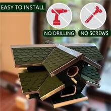 32 Pack Roofing for Bird House, Roof Shingles,Roofing Self-Adhesive for Bird Houses,Nesting Box Roof