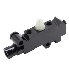 For Chevy PV2 Disc Drum Proportioning Valve PV2BLK Black Aluminum Combination Proportioning Valve Brake Pressure