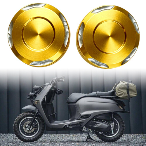 Motorcycle Mirror Base Hole Covers, 2 Piece ABS Covers-Black 2