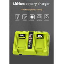 OP401 Dual Port Battery Charger EU Plug Li-Ion Charger 2A Charger for 40V OP4040 OP4050 OP4060A