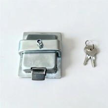 Stainless Steel Tool Box & Engine Hood Lock, Replacement for Truck Crane Machinery Cabinet