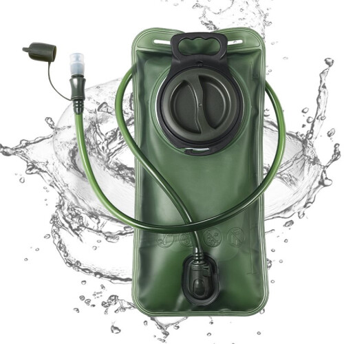 2 Pack Hydration Bladder 2 Liter/70 Oz Vattenblåsa Pack Av 2(1 Styck Blå+1 Styck Armégrön) 1