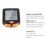 Bicycle Computer Wired Bike Speedometer Digital Multifunction Bicycle Stopwatch Motion Sensor Speed Counter 2