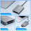 10Gbps CFexpress XQD  Cards Reader with USB C to USB A/C CF Express Card Adapter USB 3.2 High-Speed Card Reader 6