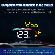 Windschutzscheibenprojektor Universelles Auto HUD Geschwindigkeitsmesser M17 OBD GPS --Display Autoelektronik Zubehör