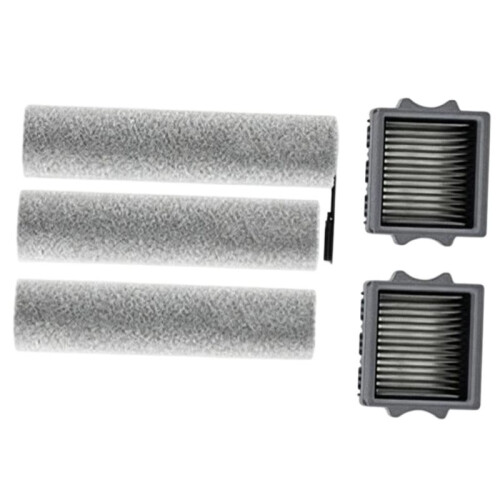 Microfiber Roller Brush and Sponge Filter Replacement Set for  Art Station Pod Floor Washer 2