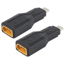 Für XT60 zu Typ C Adapter für XT60 Männlich zu USB C Männlich Schnellladeanschluss 100W 20V/5A für Drohnenstromspeicher