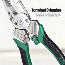 LAOA Multifunctional Wire Stripper Pliers, 1.0-4.0mm² Stripping, M3 M4 Screw Cutting, Terminal Crimping, 6mm² Cutting