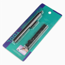 Vacuum Suction Pen, 50g Lifting Capacity 2 Suction Tips 6 Suckers Stand Included SMD Pickup Tool Manual IC Repair Tool
