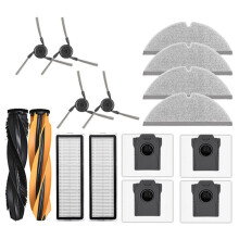 Pour les Aspirateurs Robots pour D20 Pro / D20 Pro / RLD43SA / RLD43SD, Brosse Latérale Principale, Filtre, Serpillère, Sac à Poussière