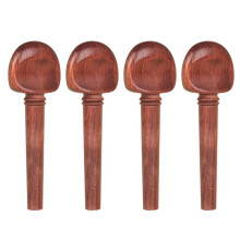 4Pz Punte di Accordatura per Violoncello In Legno di Rose Punte di Accordatura per Violoncello 4/4 Manopole di Accordatura per Violoncello per