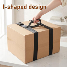Carrying Strap with Handle, Heavy Duty Handheld Belt Adjustable H-Shaped Carry Straps for Safely Moving and Lifting Box