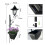 2Pack Solar Lamp Post Light with Planter Outdoor Waterproof Garden Path Decor 8