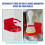 Space Saving Easy to Installation Convenient to Access First Aid Equipment Wall Mount Bracket with Mask Storage Slot 3