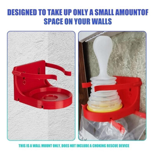 Space Saving Easy to Installation Convenient to Access First Aid Equipment Wall Mount Bracket with Mask Storage Slot 2