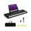61-Key Beginner Keyboard with Mic and Carrying Case 4