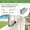 Window AC Bracket with Security Lock,No Drill Air Conditioner Support Bracket for Window,AC Window Support 6