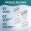 Garage Door Bracket for Ring Alarm Contact Sensor 2nd Gen, Compatible for Ring Accessory (2Pack, Sensor Not Included) 5