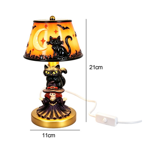 Halloween-Nachttischlampe mit saisonalem 2