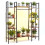 Plant Stand with LED Grow Light, 10 Shelves, Brown 5