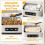 Yogurt Maker 1.6L Machine, Yogurt Makers with Constant Temperature Control &  Timer & Automatic Shut-Off US Plug 5
