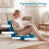 Folding Floor Chair, Dark Blue, 14-Position Adjustable 4