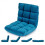 Folding Floor Chair, Dark Blue, 14-Position Adjustable 6