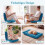 Folding Floor Chair, Dark Blue, 14-Position Adjustable 7